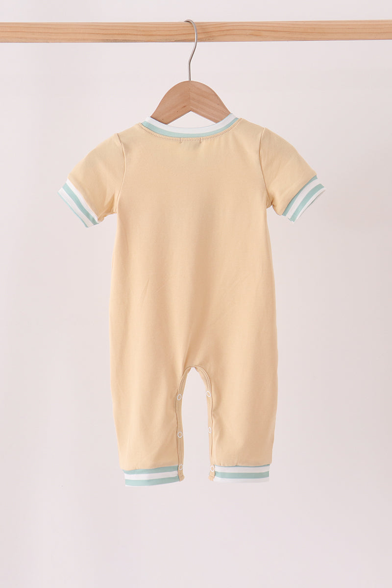 God is great god is good embroidery romper