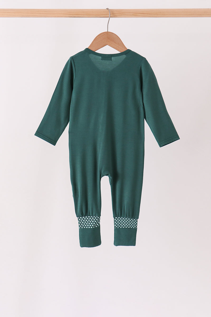 Forest zipper bamboo anti-slip romper