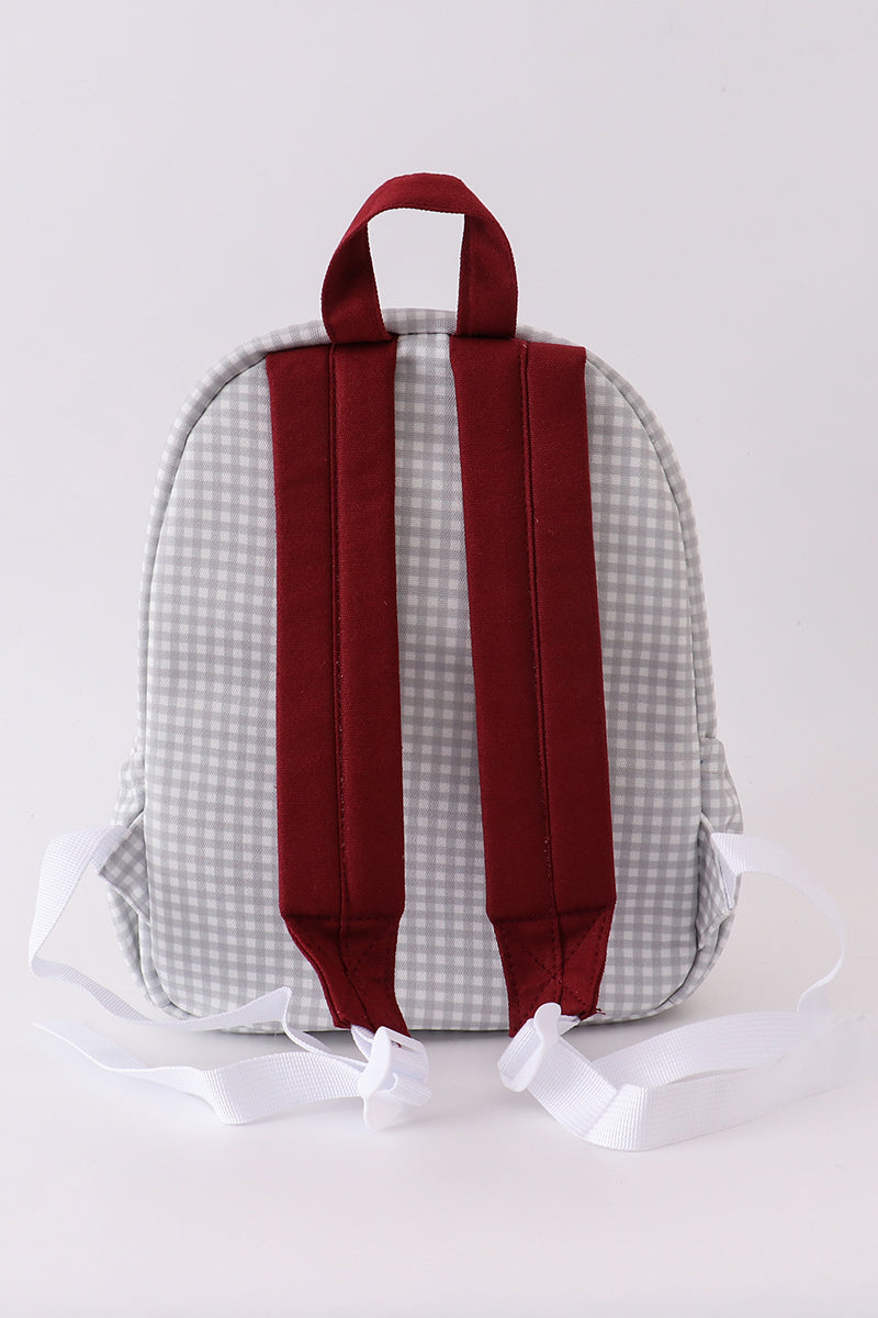 Mississippi state bulldogs embroidery girl schoolbag