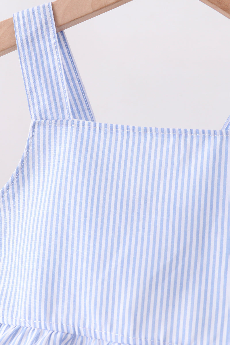 Blue Stripe 2pc Swimsuit