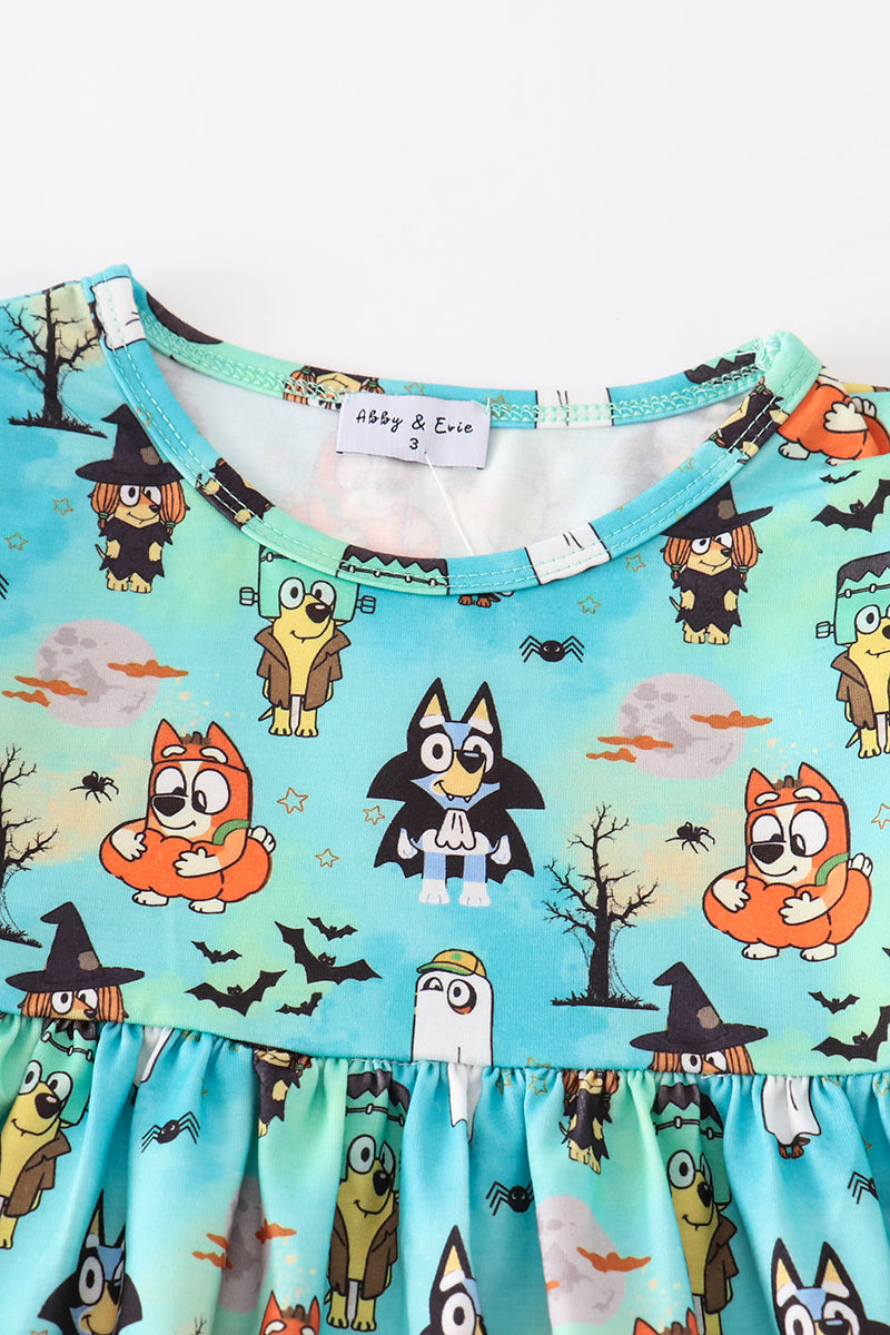 Halloween character print girl set *B*l*u*e*y*