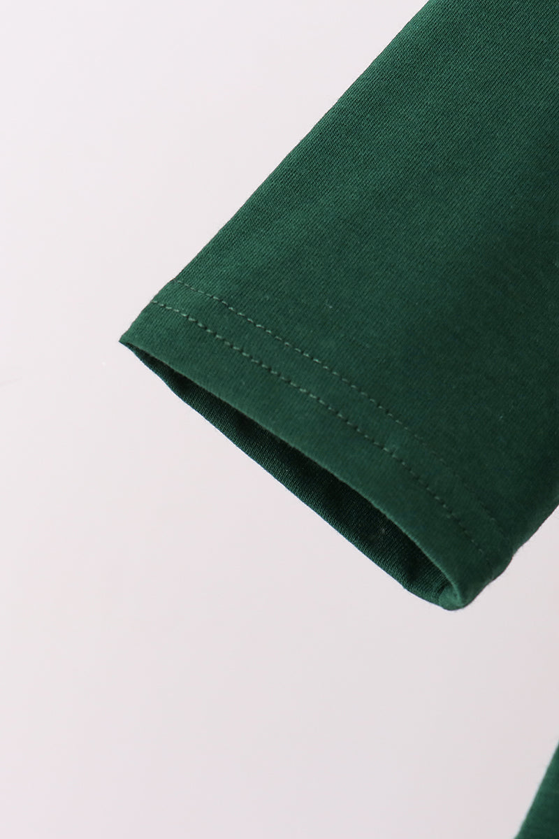 Forest nativity ruffle dress