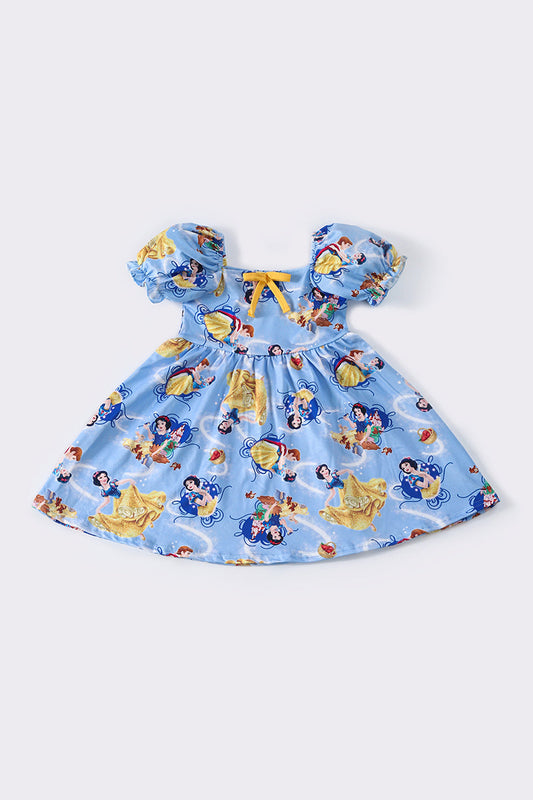 S*n*o*w**W*h*i*t*e* Blue princess character dress