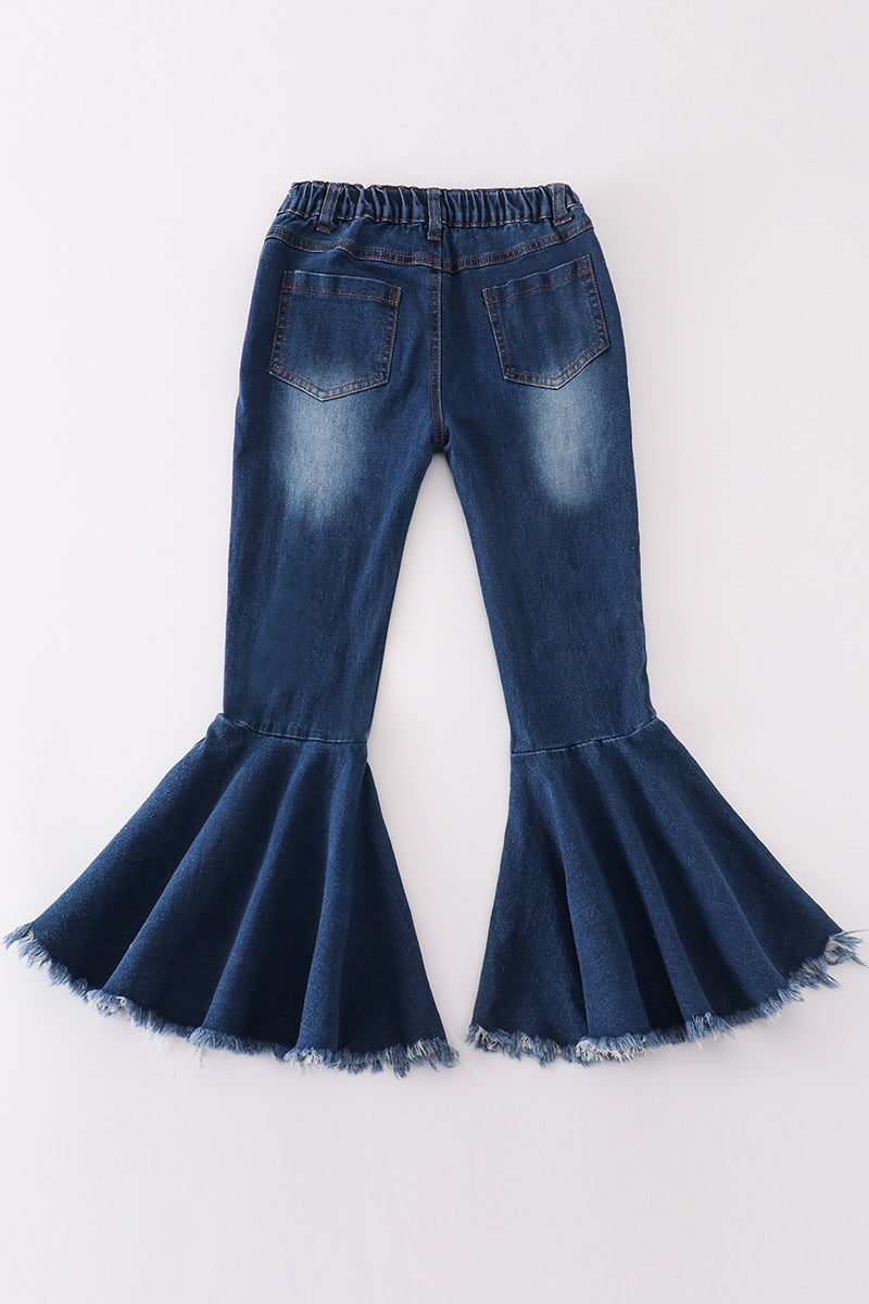 Medium Blue pearl denim jeans