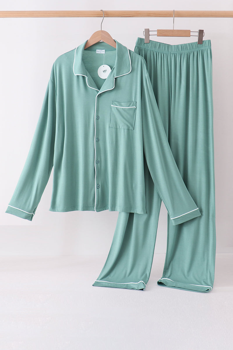 Sage bamboo mom pajama set – wholesale for boutiques | Honeydew USA