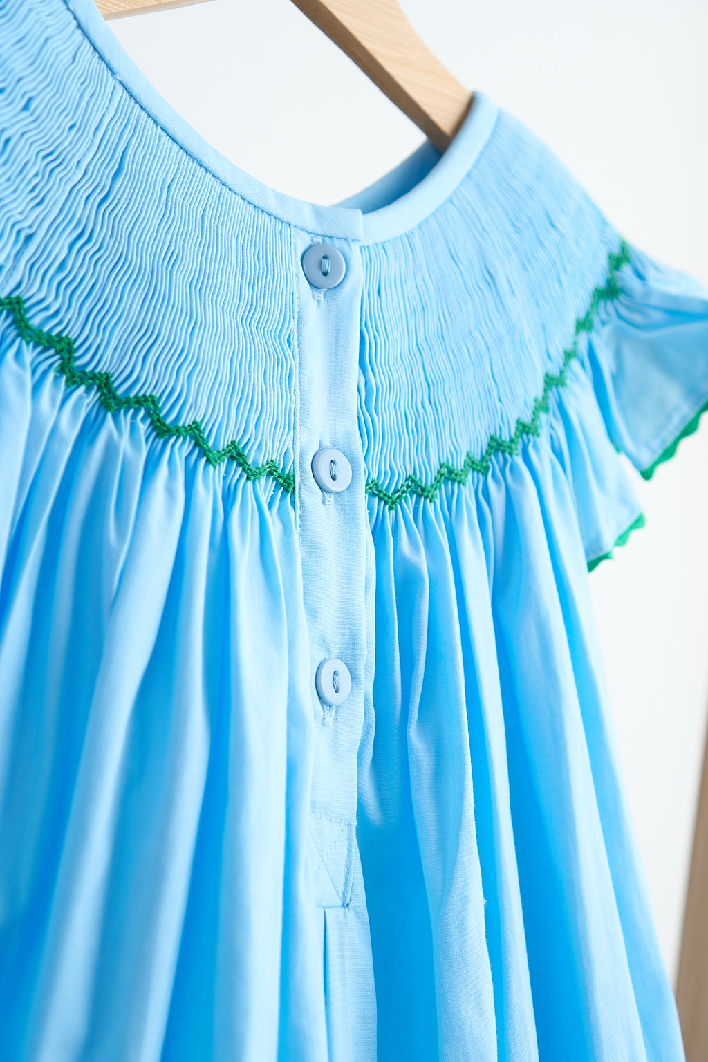 T*i*n*k*e*r*b*e*l*l* Blue fairy hand smocked dress