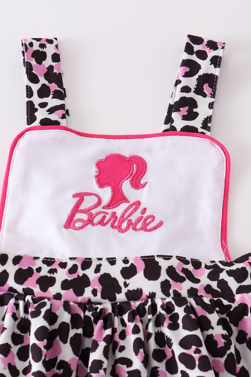 B*a*r*b*i*e* Leopard ruffle girl set