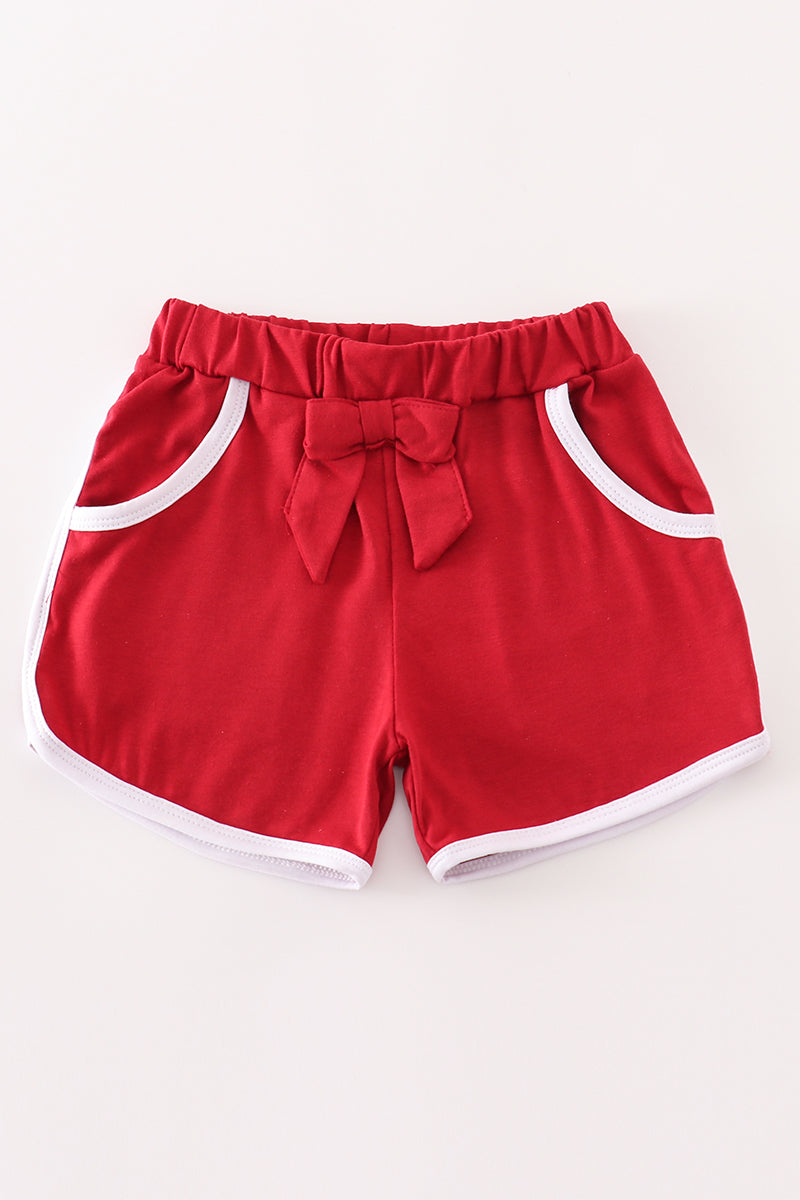 A*l*a*b*a*m*a* maroon girl shorts