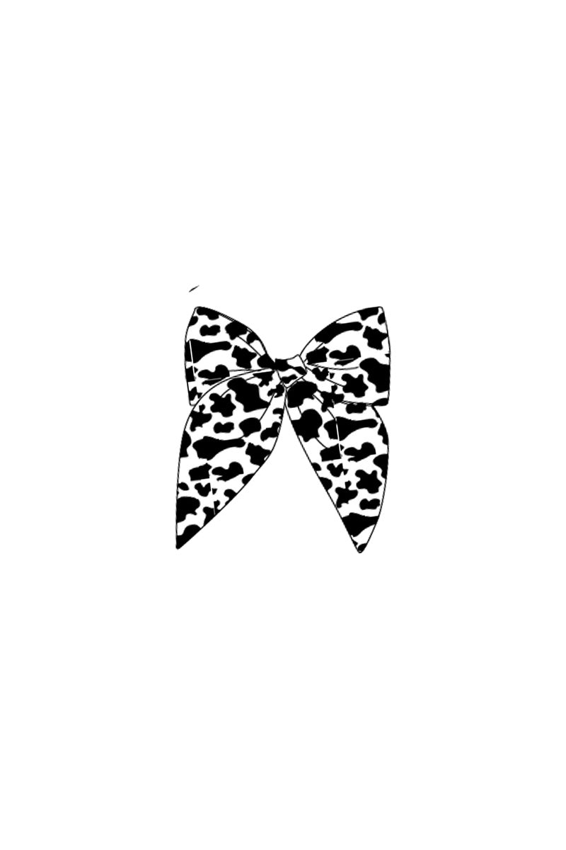 Leopard girl sailor hair bow