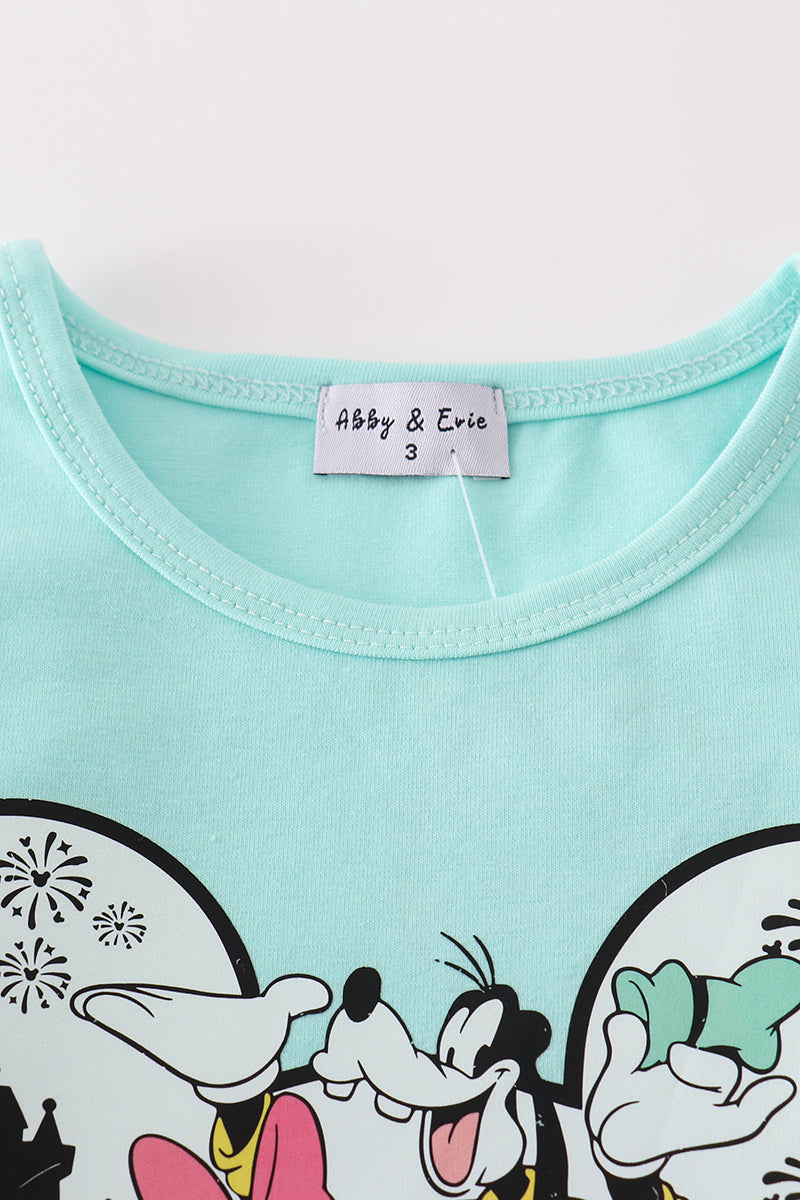 M*i*c*k*e*y* & Friends Mint character mom&me top