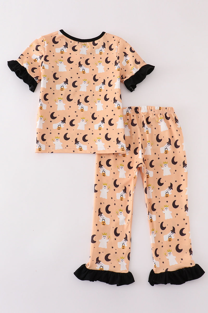 Halloween ghost girl pajamas set