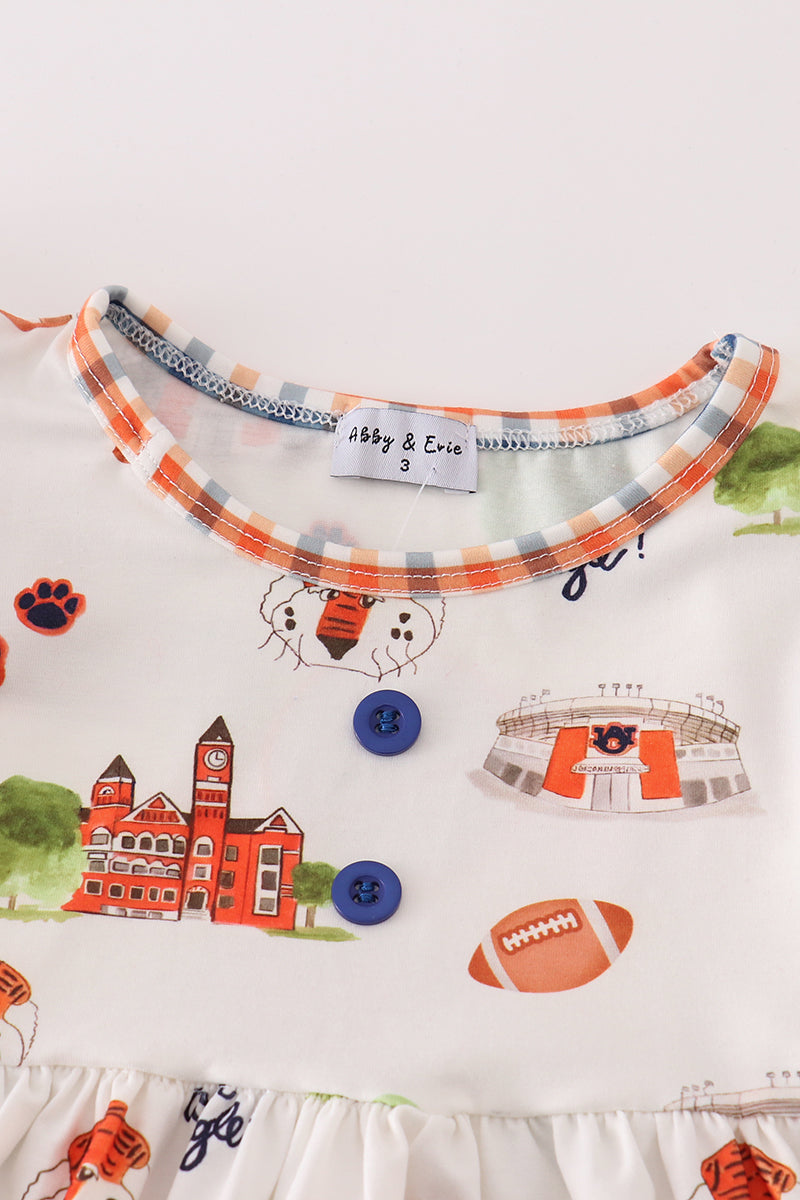 A*u*b*u*r*n* football tiger dress