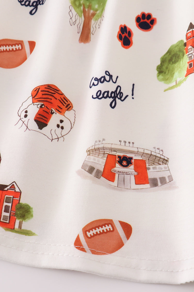 A*u*b*u*r*n* football tiger dress