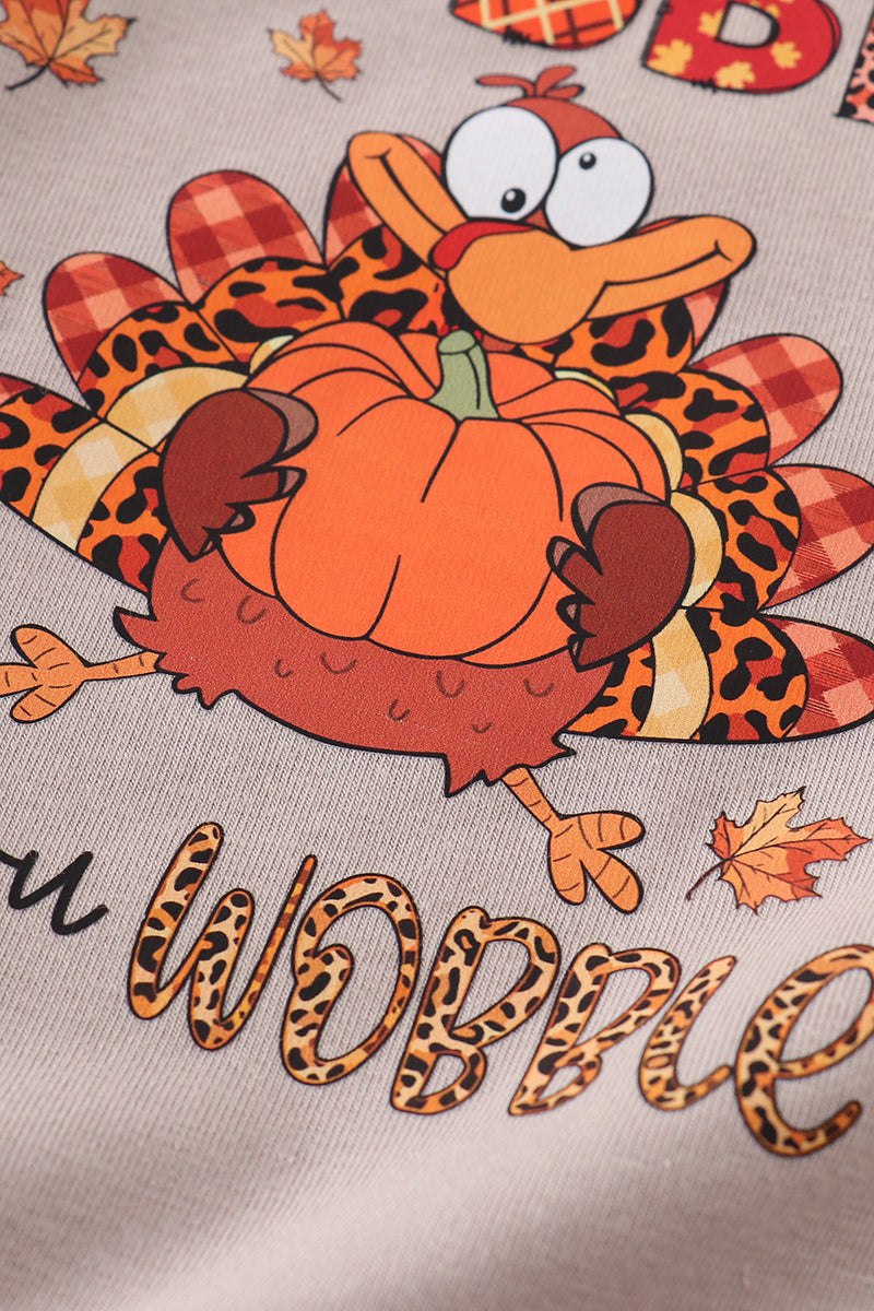 Thanksgiving turkey GOBBLE boy top