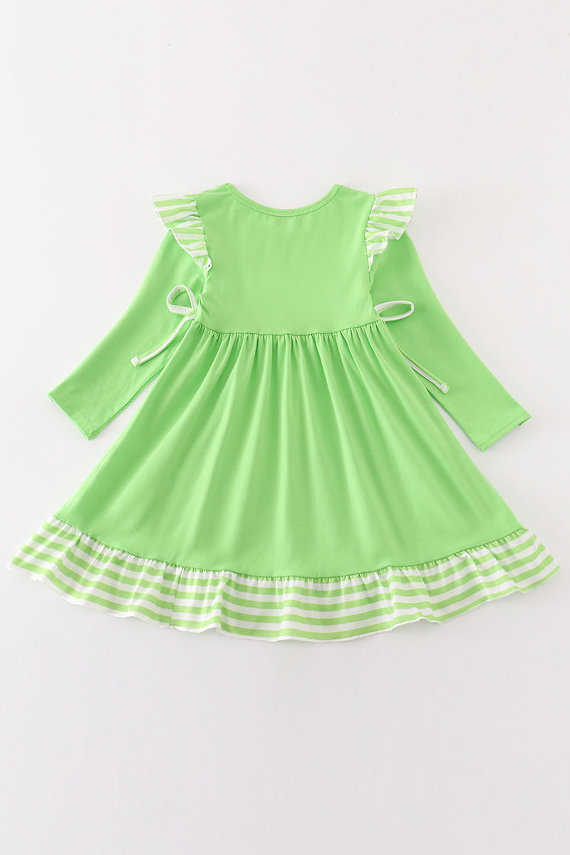 G*r*i*n*c*h* Green embroidery girl dress