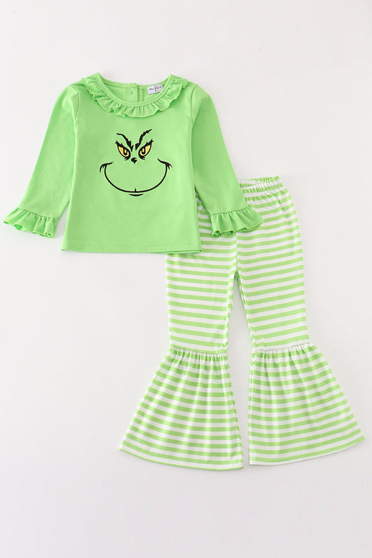 G*r*i*n*c*h* Green embroidery girl set