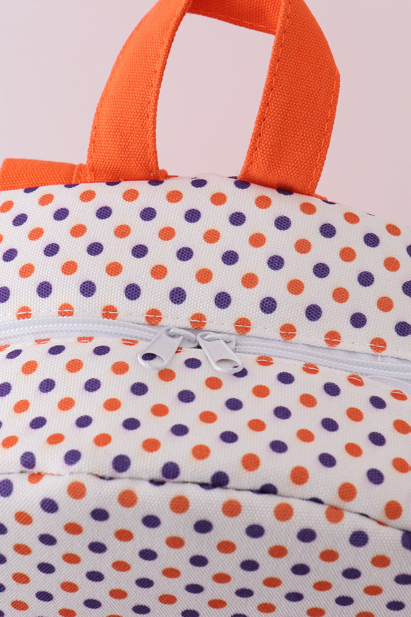 Clemson university embroidery boy schoolbag