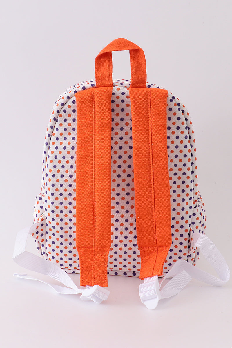 Clemson university embroidery boy schoolbag