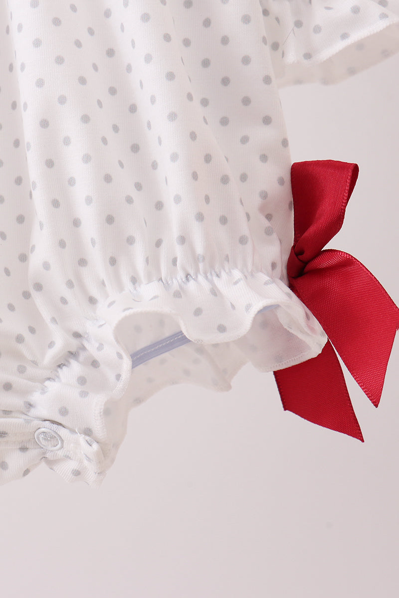 Red Alabama Roll Tide Embroidery Bubble