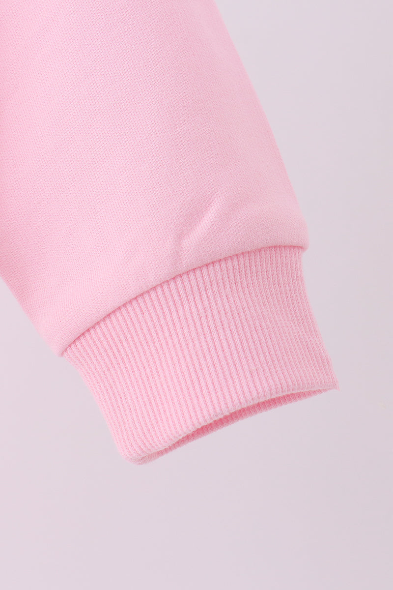 Pink christmas tree sweatshirt